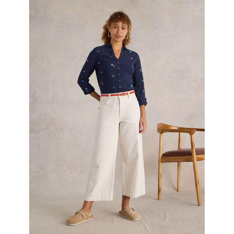 White Stuff Annie Embroidered Shirt image number 3